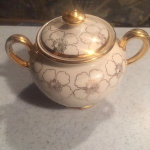 Antique decorative sugar bowl